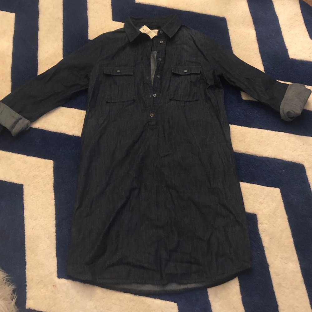LOFT Denim Shirt dress